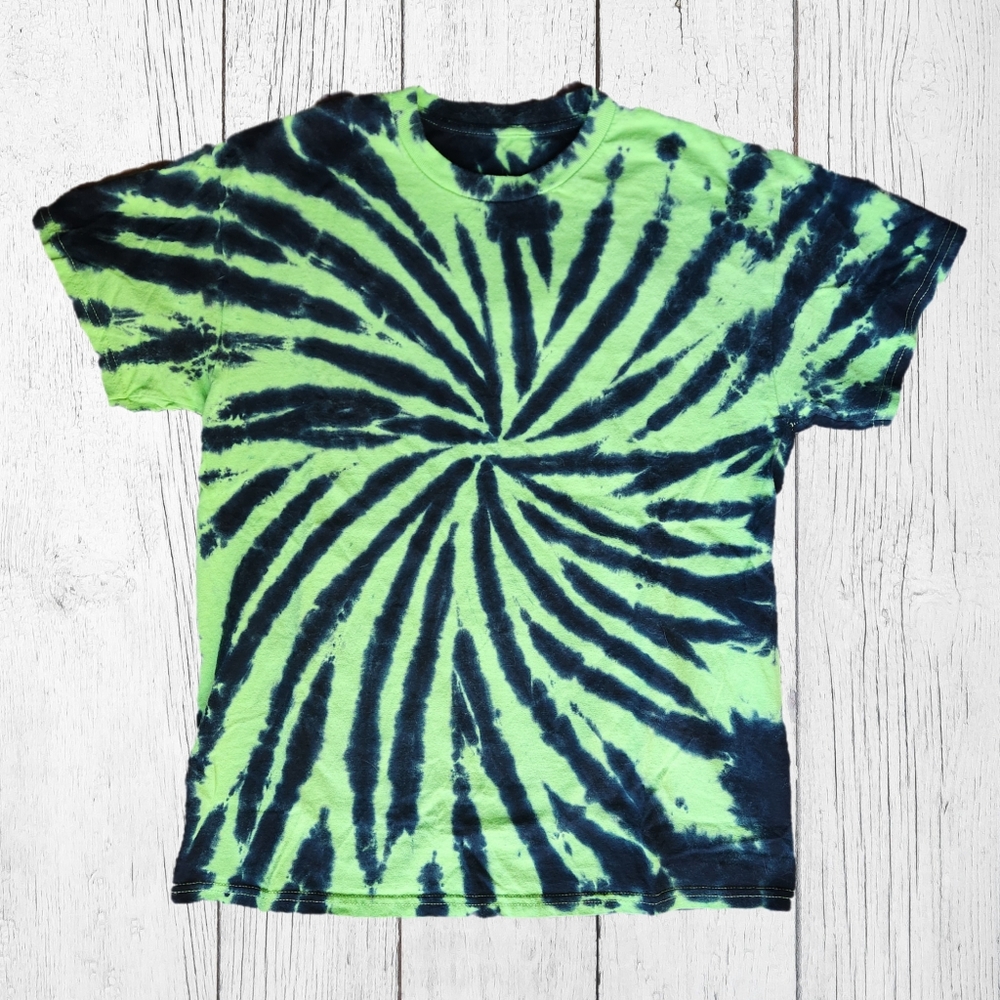 Green & Black Tie Dye T-shirt